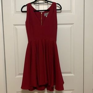 Allison Parks Red Skater Dress